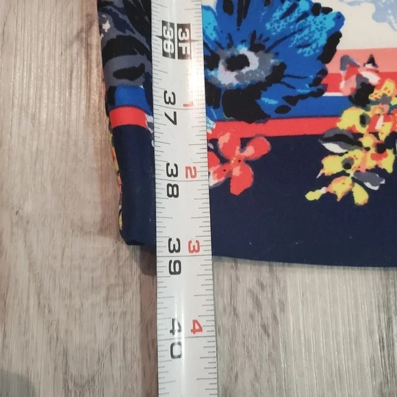 Melanie Lyne Sleeveless Floral Zippered Fitted Dress,Multi-colored Size 10. - Picture 7 of 7